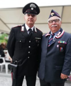 L'aps. Manganiello insieme al M.llo Ruggiero 